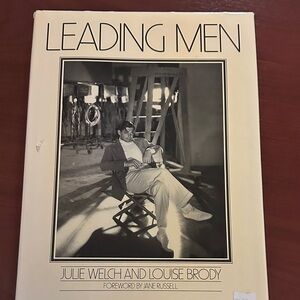 Leading Men Coffee Table Book by Julie Welch and Louise Brody